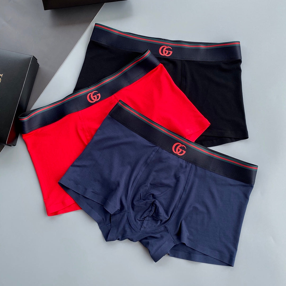 Gucci Modal Men's Boxer Briefs - 3-Piece Box
