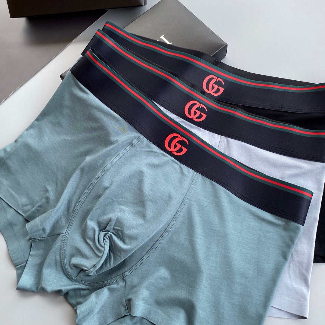 Gucci Modal Men's Boxer Briefs - 3-Piece Box