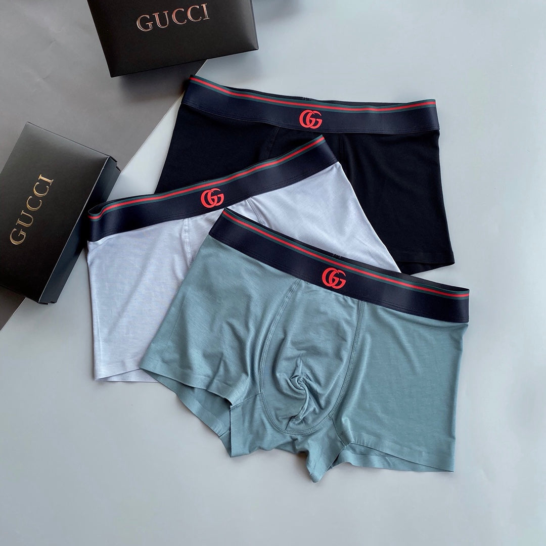 Gucci Modal Men's Boxer Briefs - 3-Piece Box