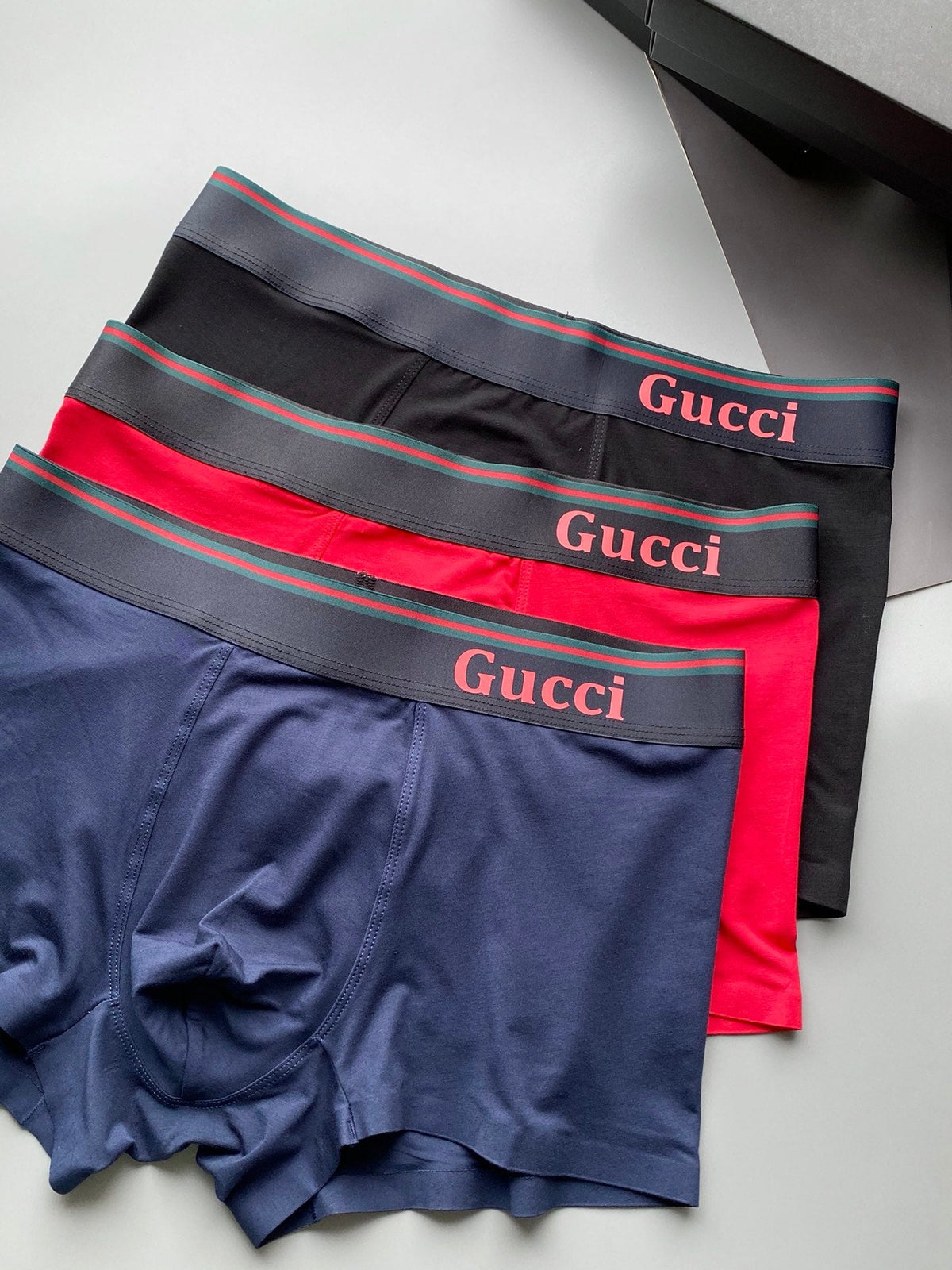 Gucci Modal Men's Boxer Briefs - 3-Piece Box