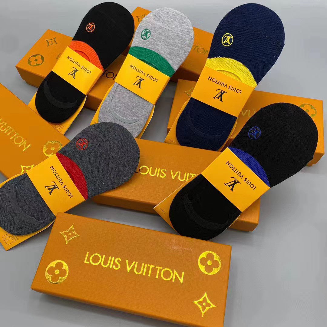 Louis Vuitton Short Socks - 5-Pair Pack