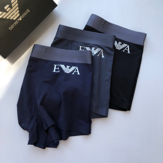 Armani Ea7 And Eagle Details Men's Boxer Briefs - 3-Piece Box