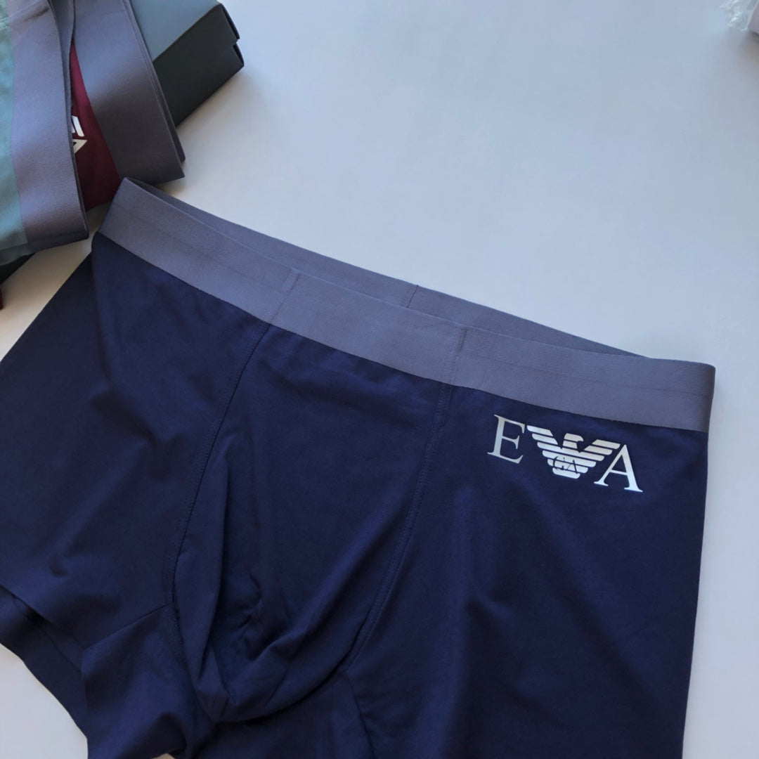 Armani Ea7 And Eagle Details Men's Boxer Briefs - 3-Piece Box