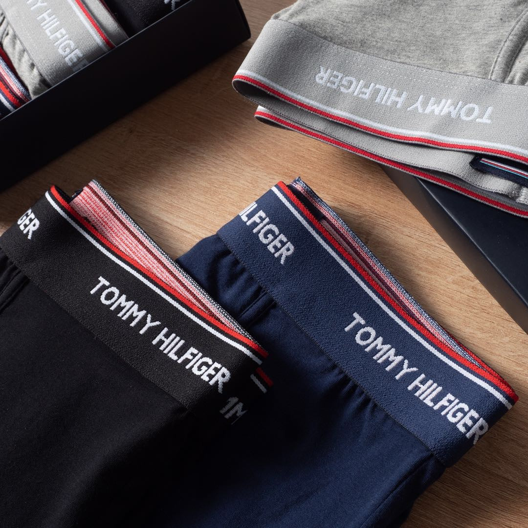 Tommy Hilfiger Cotton Men's Boxer Briefs - 3-Piece Box