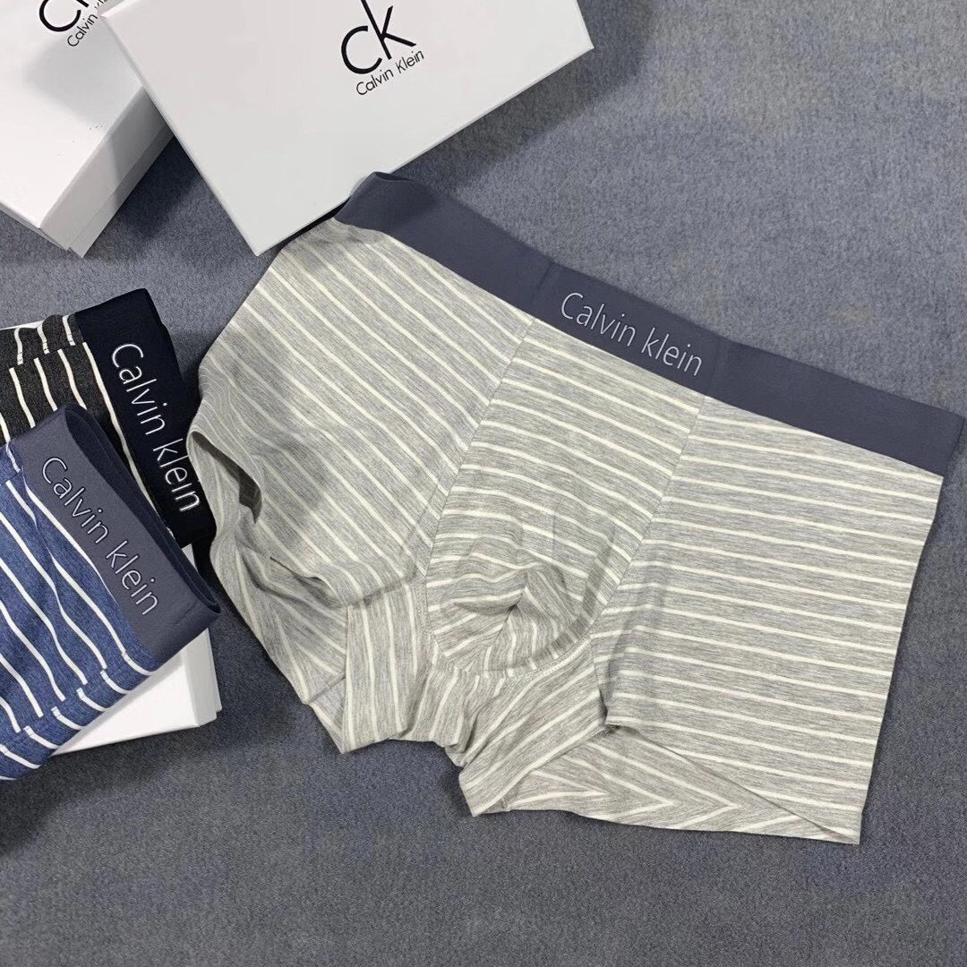 Calvin Klein Striped Boxer Briefs Collection Essentials