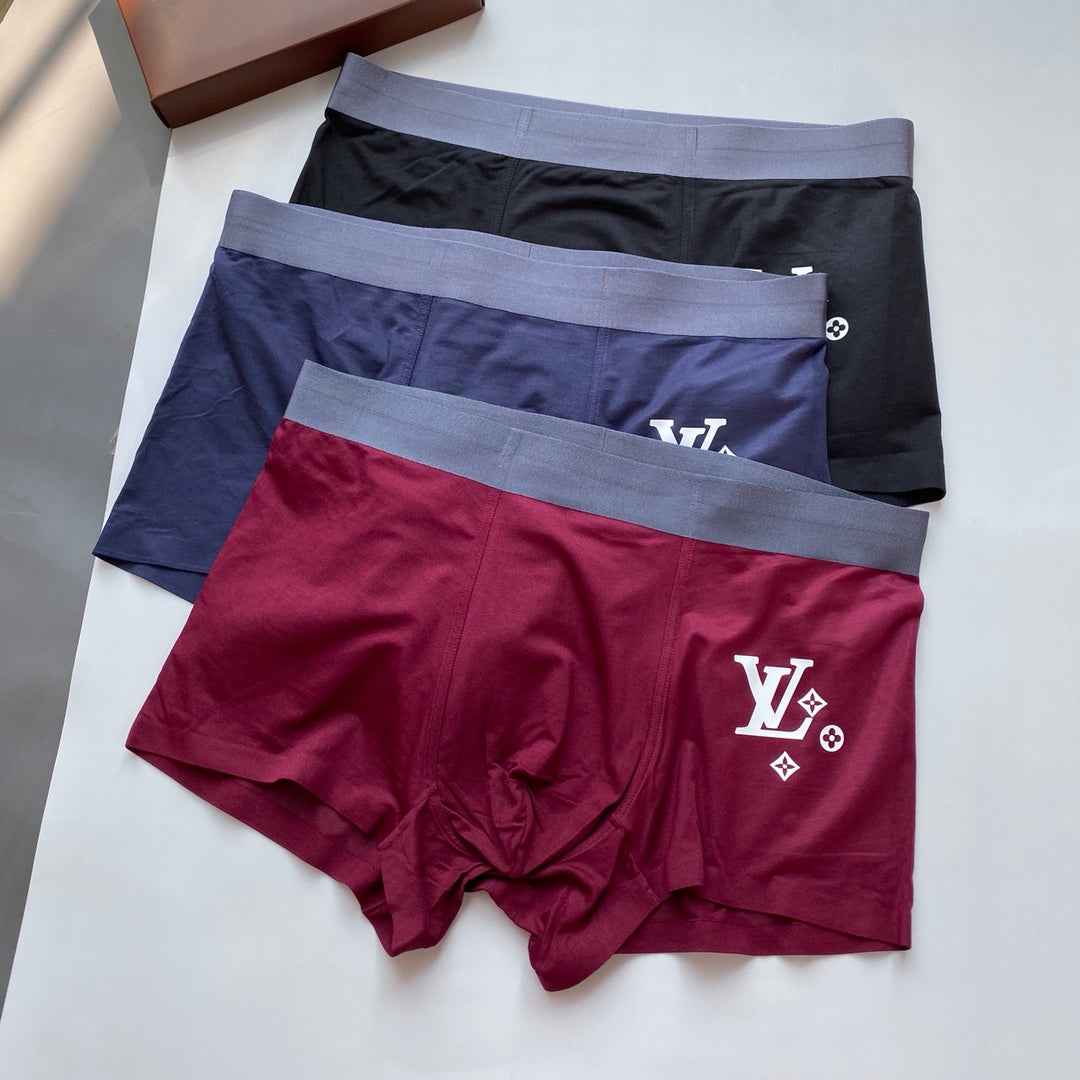 Louis Vuitton Initial Details Men's Boxer Briefs - 3-Piece Box