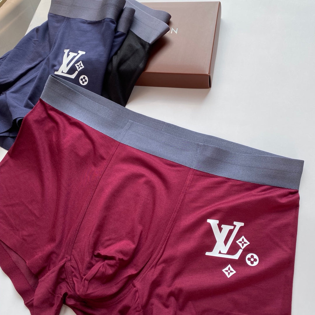 Louis Vuitton Initial Graphics Men's Boxer Briefs - 3-Piece Box