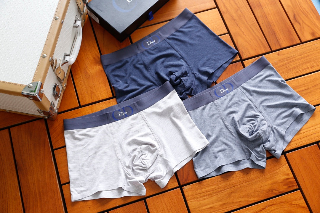Dior Modal Men's Boxer Briefs - 3-Piece Box