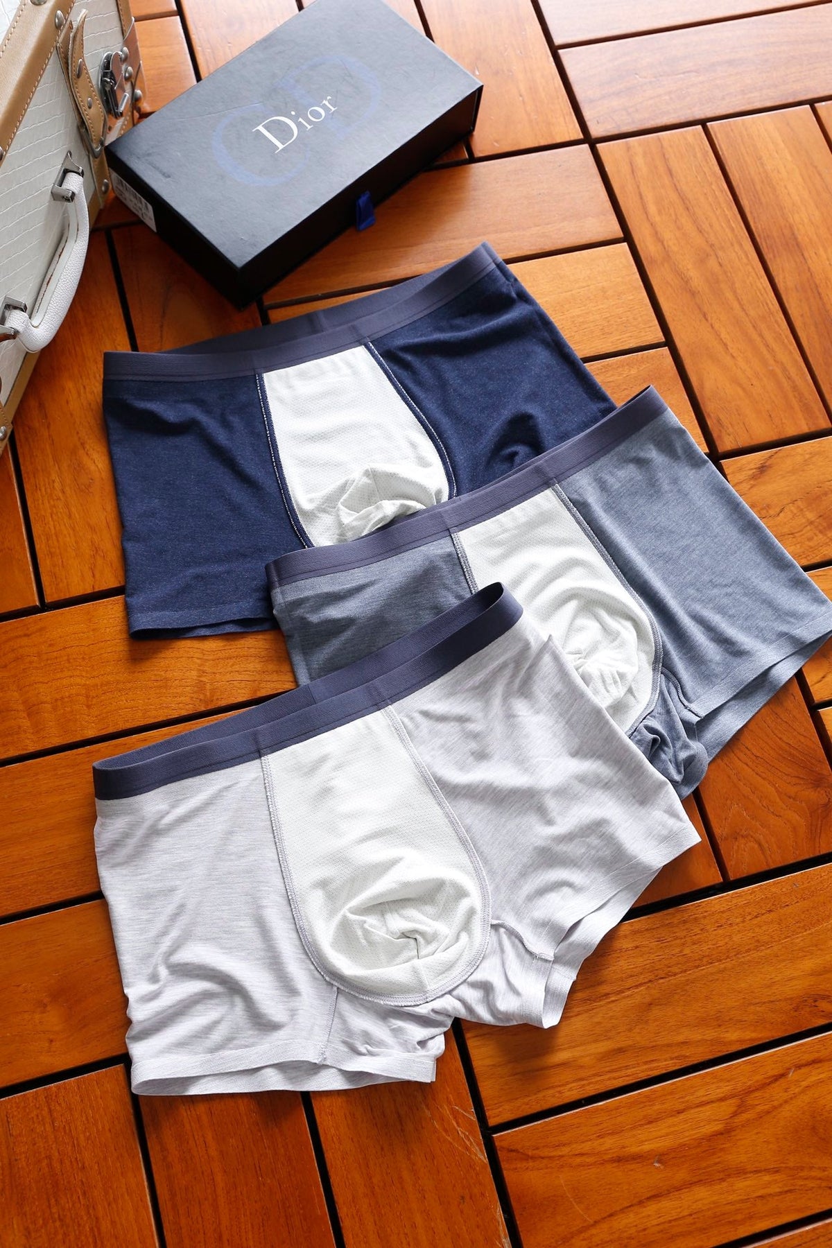 Dior Modal Men's Boxer Briefs - 3-Piece Box