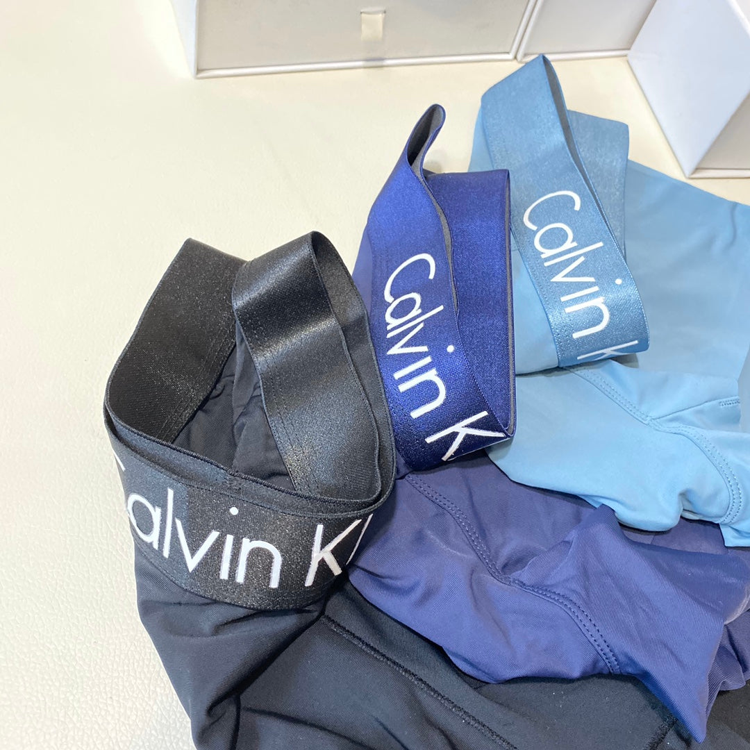Calvin Klein Ice-Silk Men's Boxer Briefs - 3-Piece Box - Sizes L-XXXL
