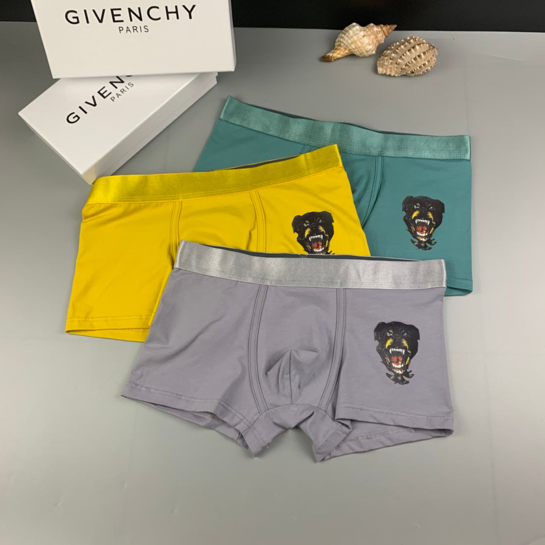 Givenchy Cotton Men's Boxer Briefs - 3-Piece Box