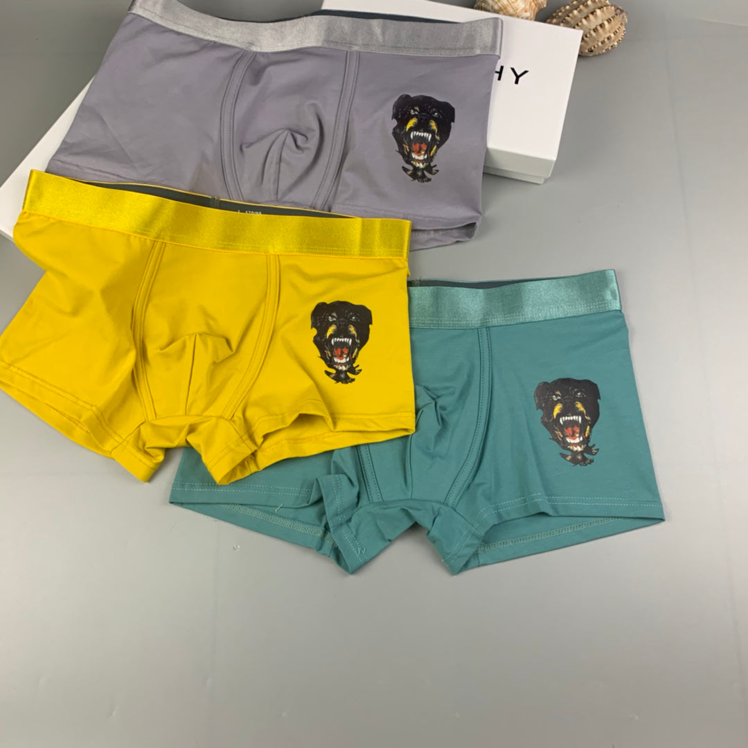 Givenchy Cotton Men's Boxer Briefs - 3-Piece Box