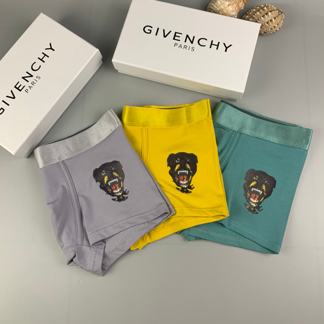 Givenchy Cotton Men's Boxer Briefs - 3-Piece Box