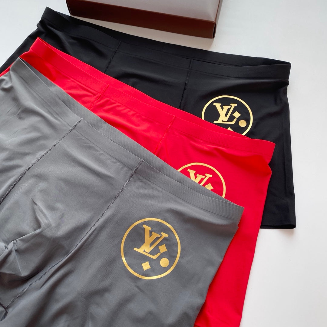 Louis Vuitton Milk-Silk Men's Boxer Briefs - 3-Piece Box