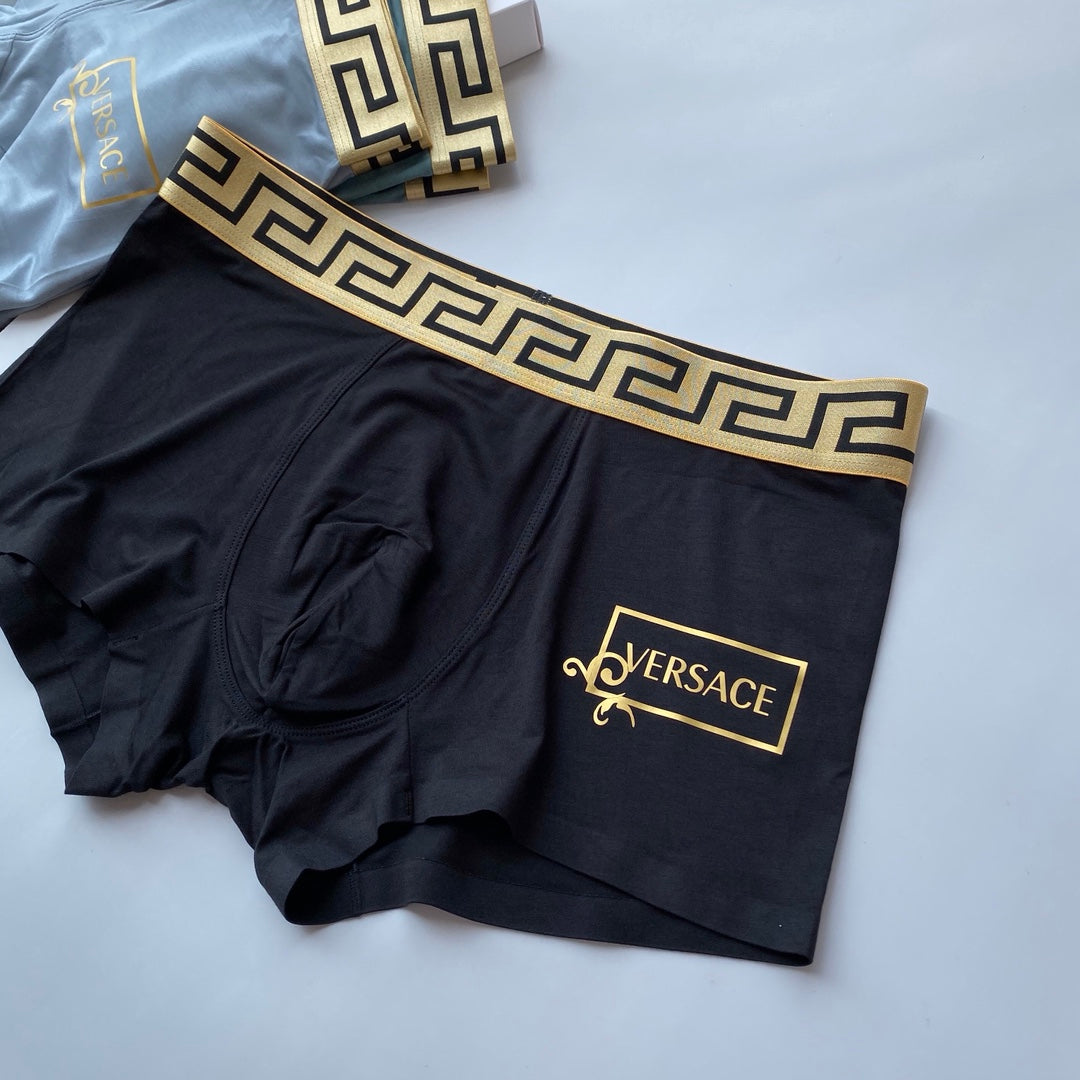 Versace Modal Men's Boxer Briefs - 3-Piece Box