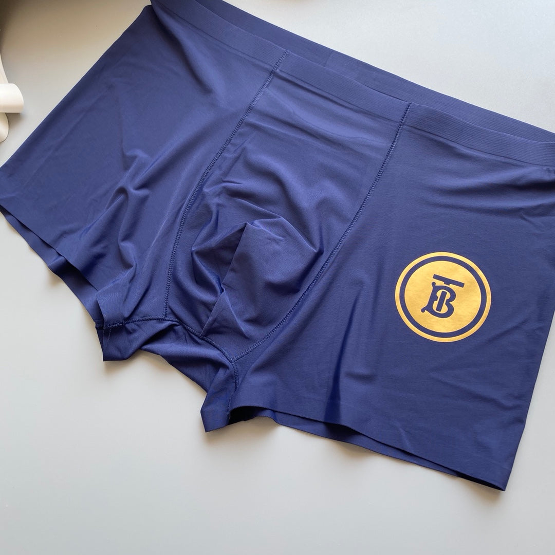 Burberry Round Crest Patches Men's Boxer Briefs - 3-Piece Box