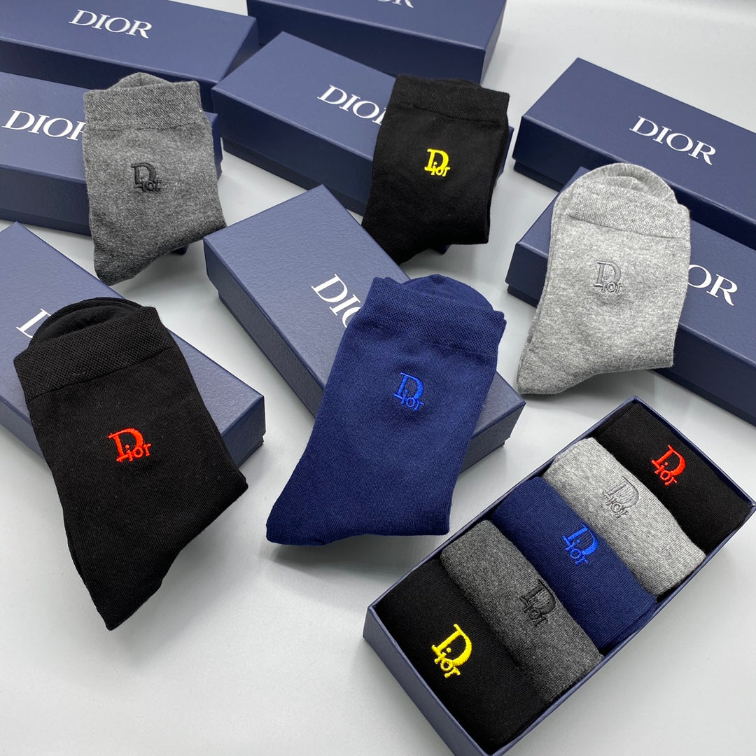 Dior Crew Socks - 5-Pair Pack