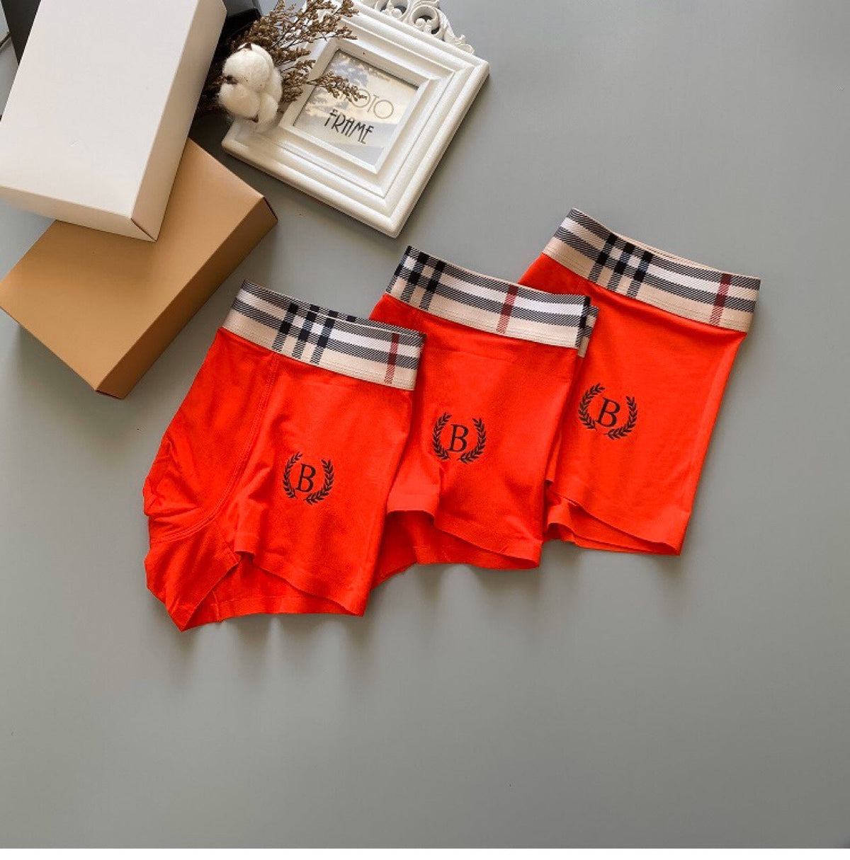 Burberry Modal Men's Boxer Briefs - 3-Piece Box