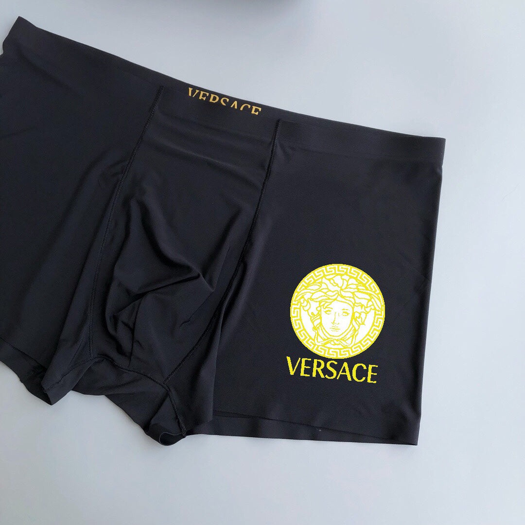 Versace Milk-Silk Men's Boxer Briefs - 3-Piece Box