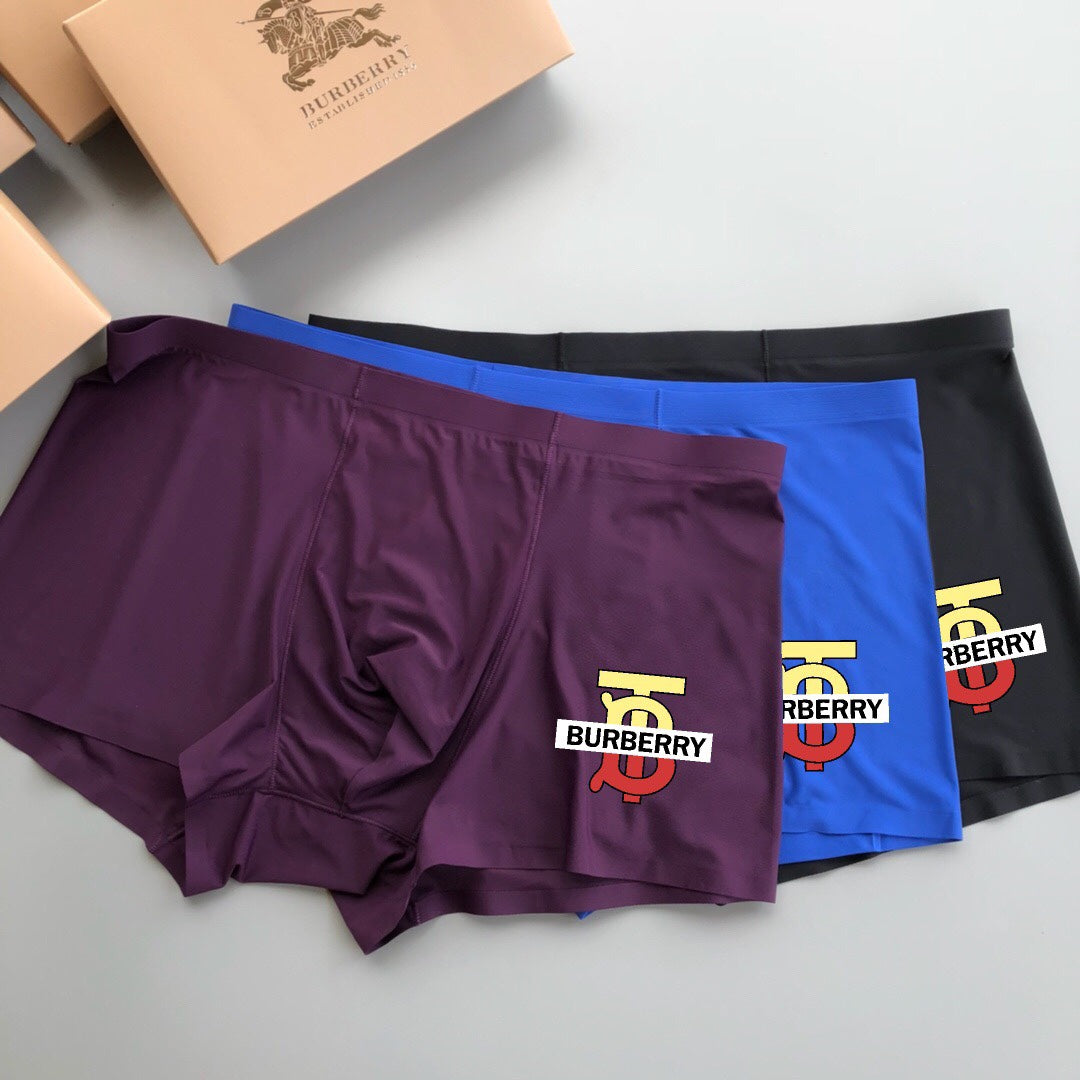 Burberry Milk-Silk Men's Boxer Briefs - 3-Piece Box