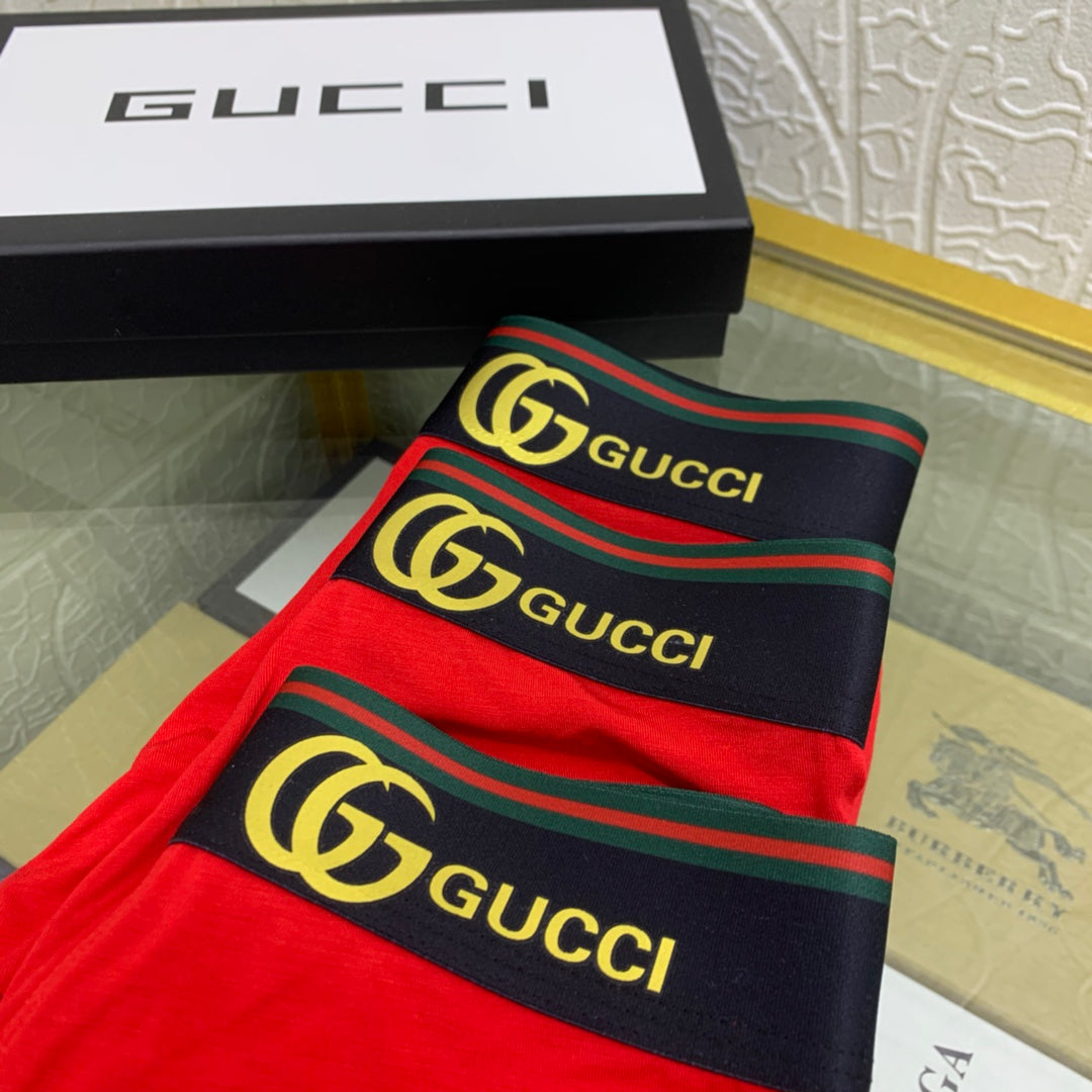 Gucci Modal Men's Boxer Briefs - 3-Piece Box
