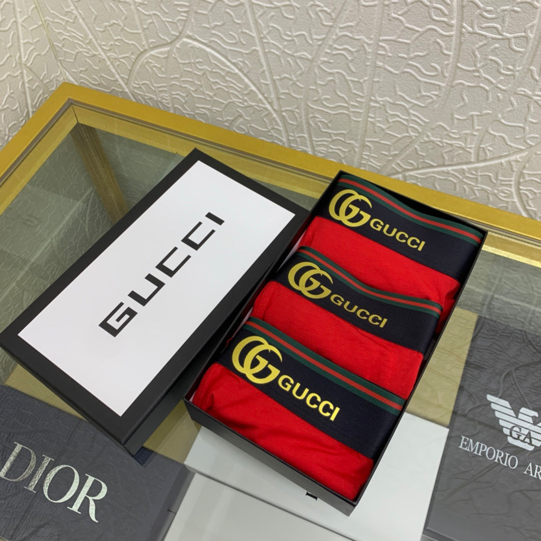 Gucci Modal Men's Boxer Briefs - 3-Piece Box