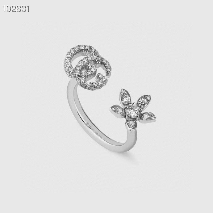 Martin Graham ring in polished metal-tone – front product view
