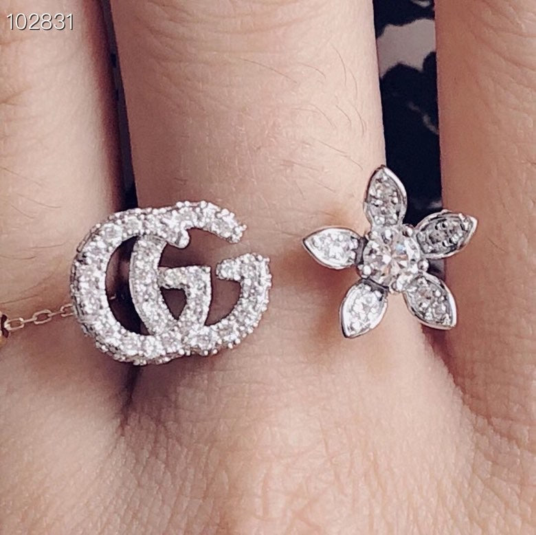 Martin Graham ring in polished metal-tone – front product view