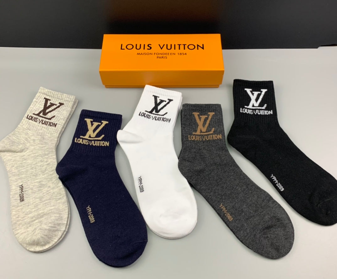 Louis Vuitton Cotton Crew Socks