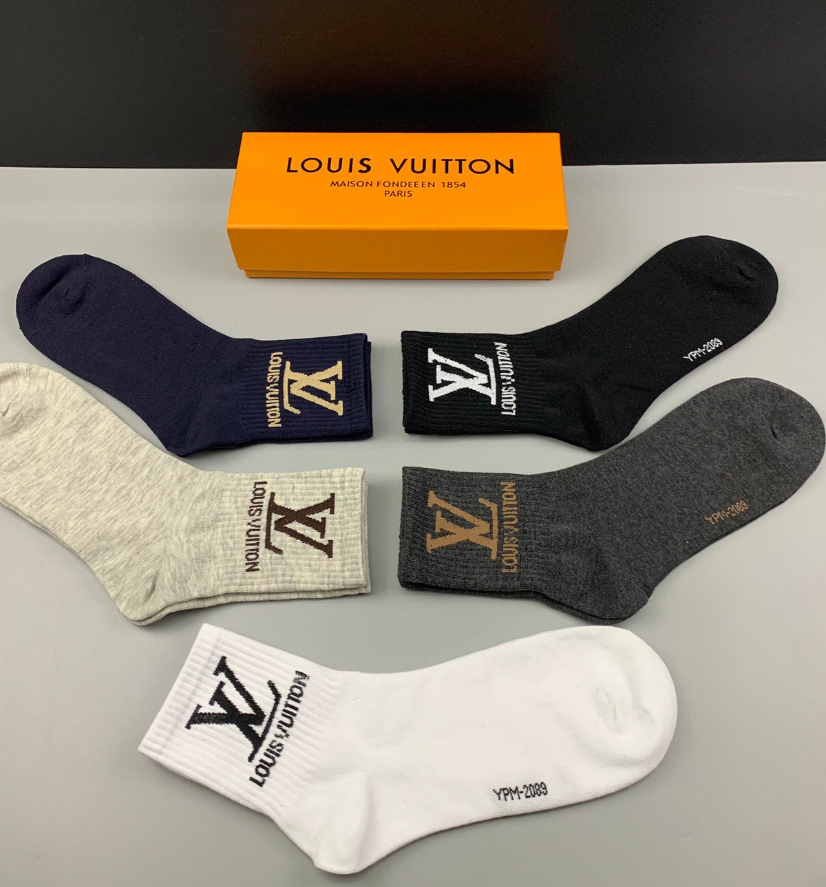 Louis Vuitton Cotton Crew Socks