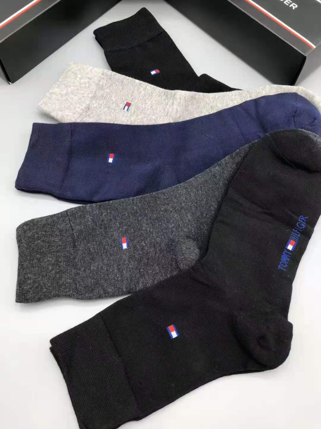 Tommy Hilfiger Small Flag Details Crew Socks