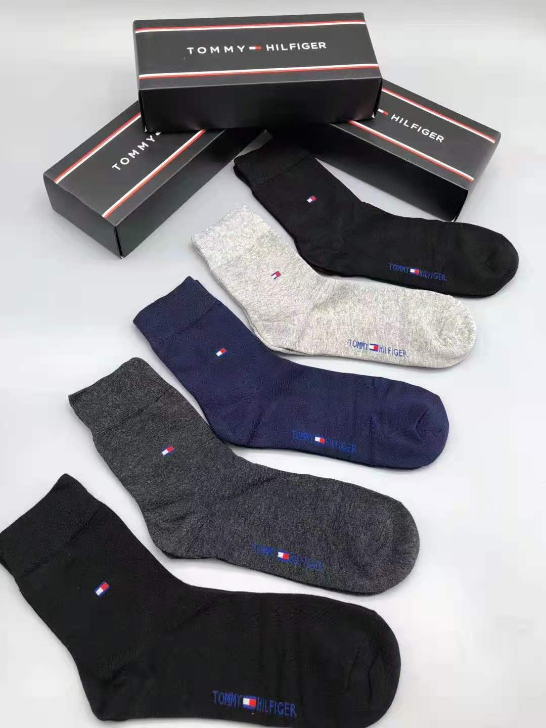 Tommy Hilfiger Small Flag Details Crew Socks