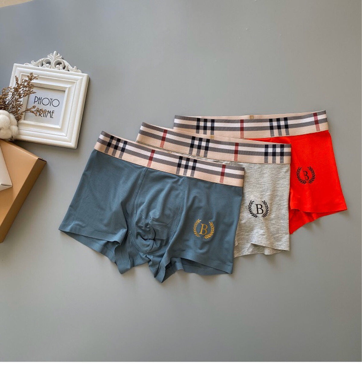 Burberry Modal Men's Boxer Briefs - 3-Piece Box
