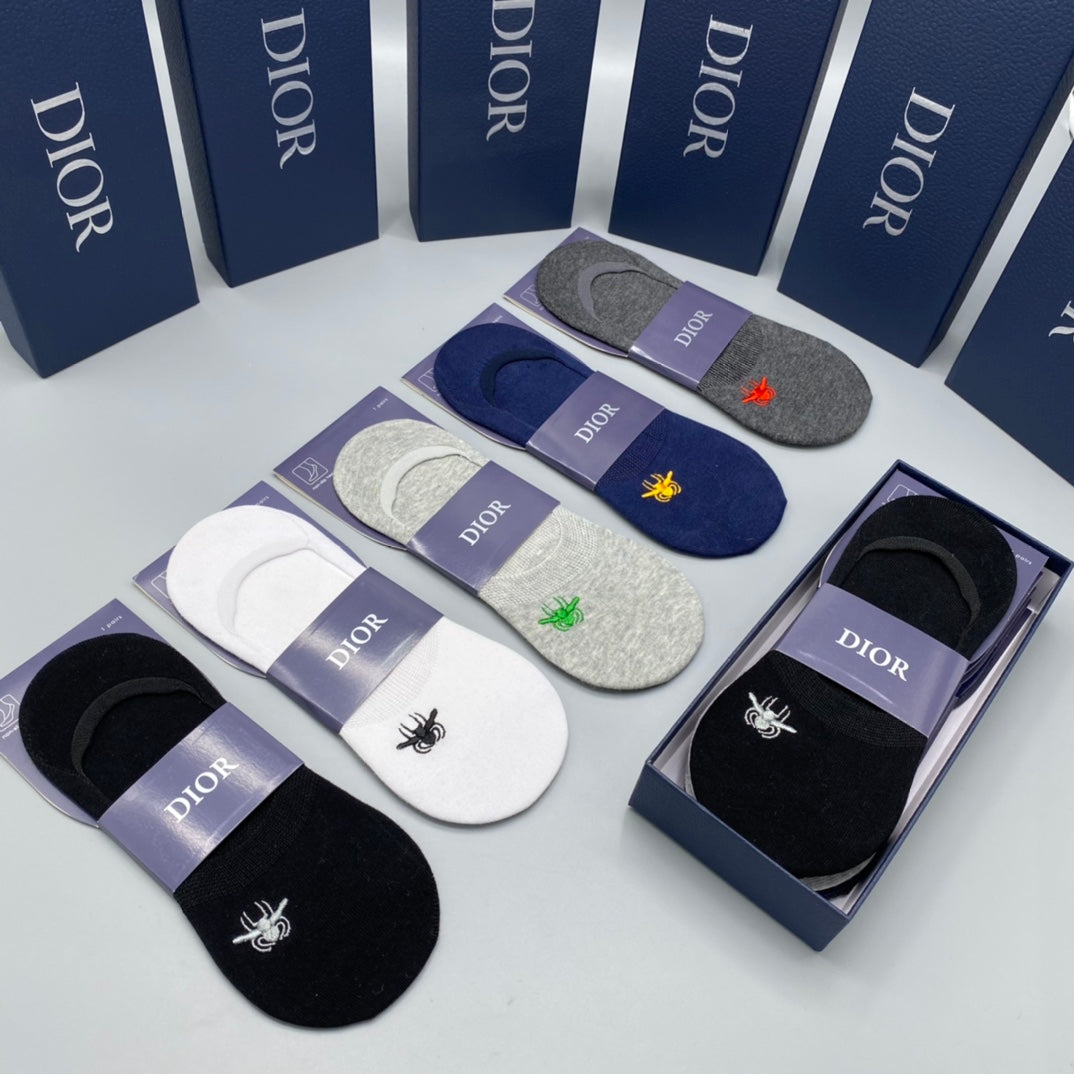 Dior Small Star Details No-Show Socks