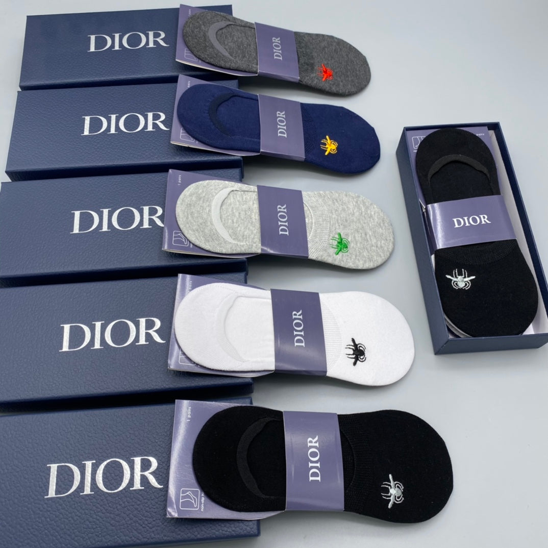 Dior Small Star Details No-Show Socks