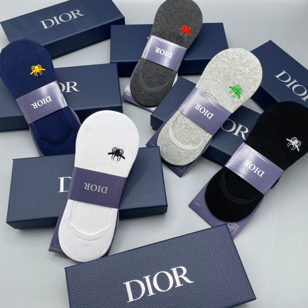 Dior Small Star Details No-Show Socks