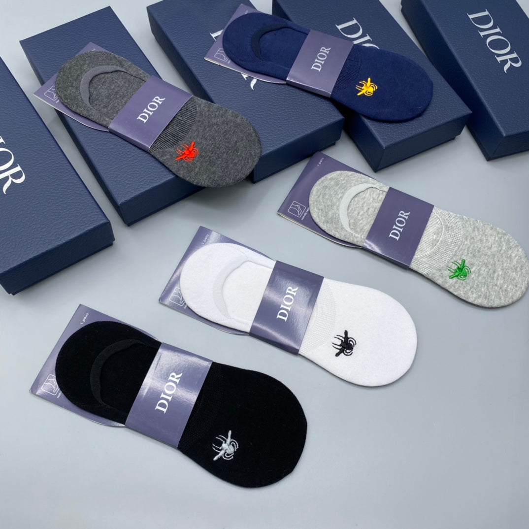 Dior Small Star Details No-Show Socks