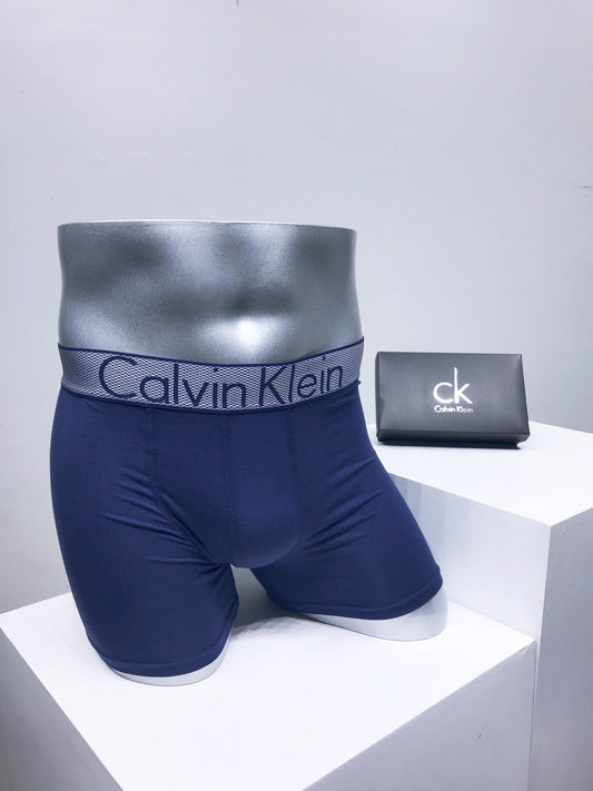 Calvin Klein Blue, Green & White Tonal Waistbands Men's Boxer Briefs