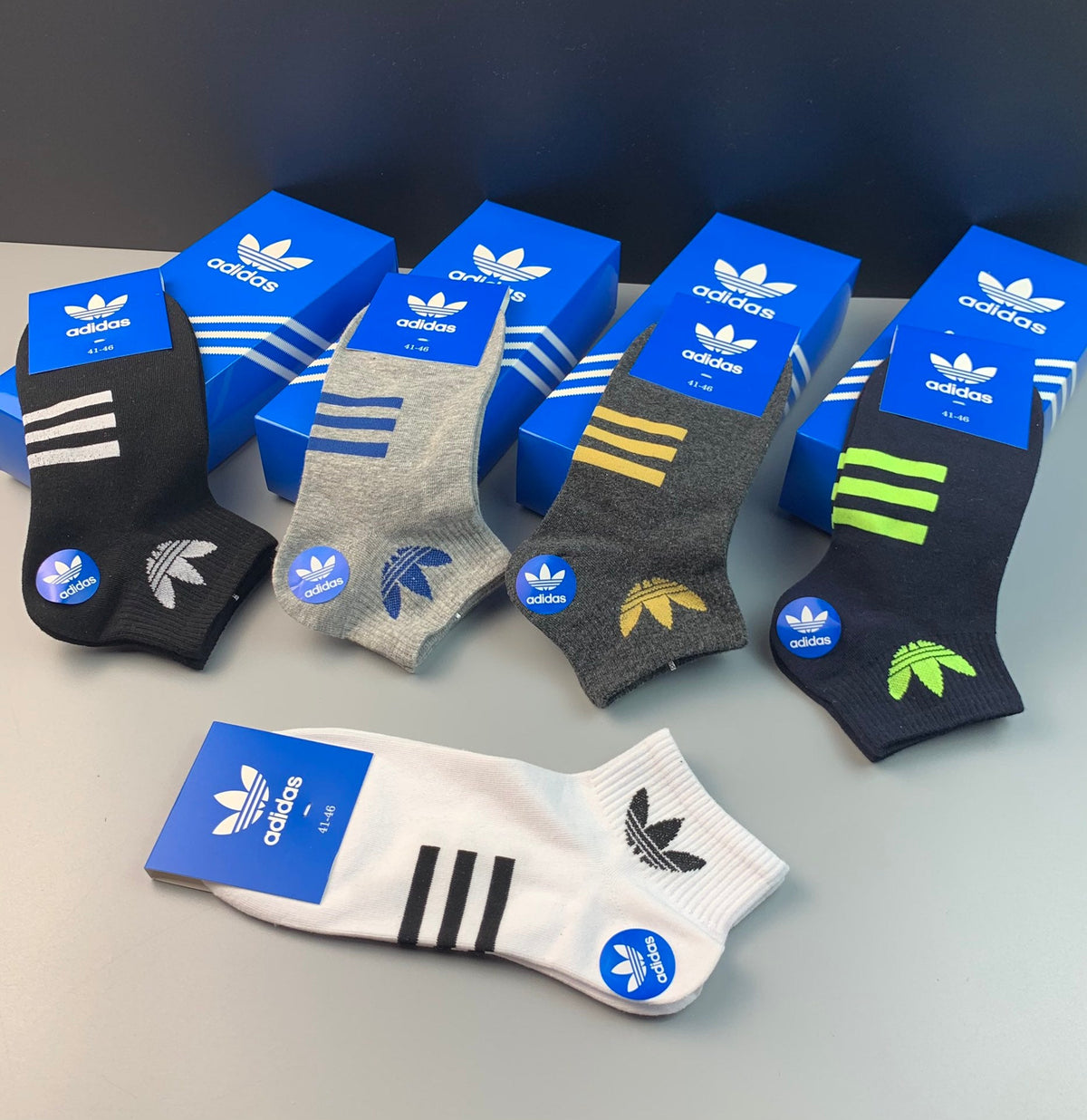 Adidas Cotton Breathable Socks – 5-Pair Pack