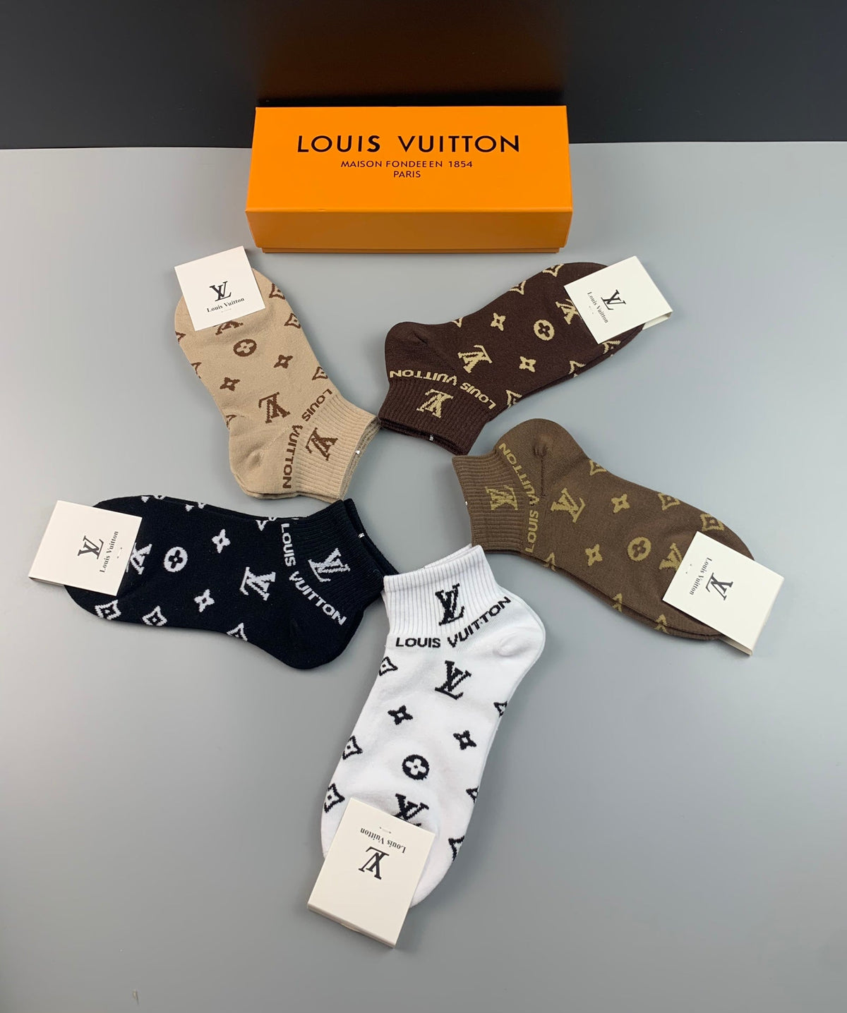 Louis Vuitton Cotton Socks - 5-Pair Pack