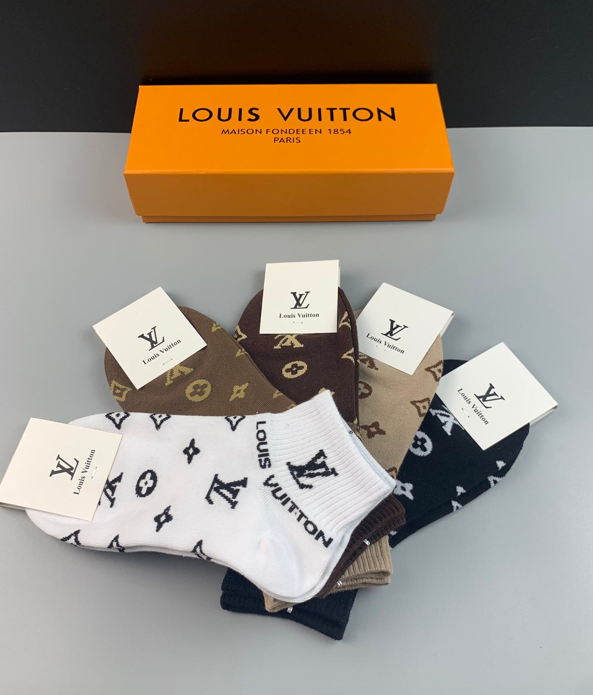 Louis Vuitton Cotton Socks - 5-Pair Pack
