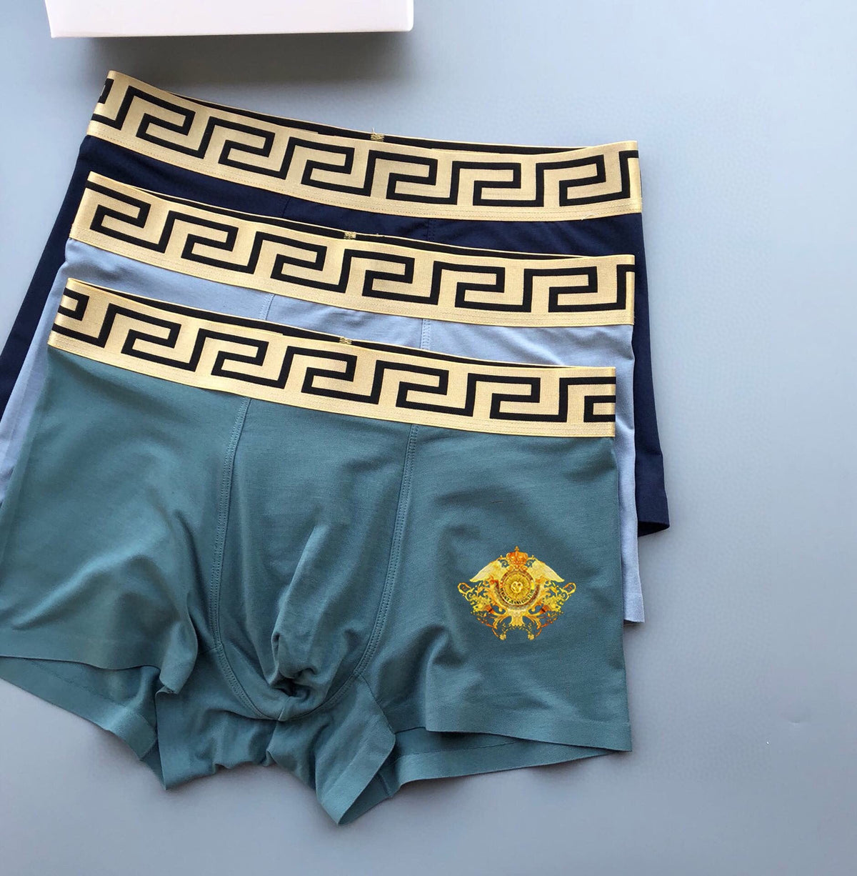 Versace Modal Men's Boxer Briefs - 3-Piece Box