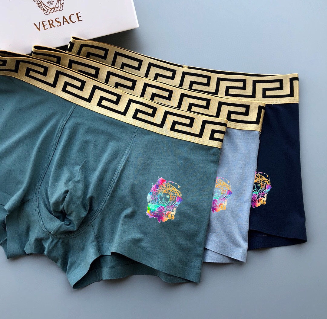 Versace Modal Men's Boxer Briefs - 3-Piece Box