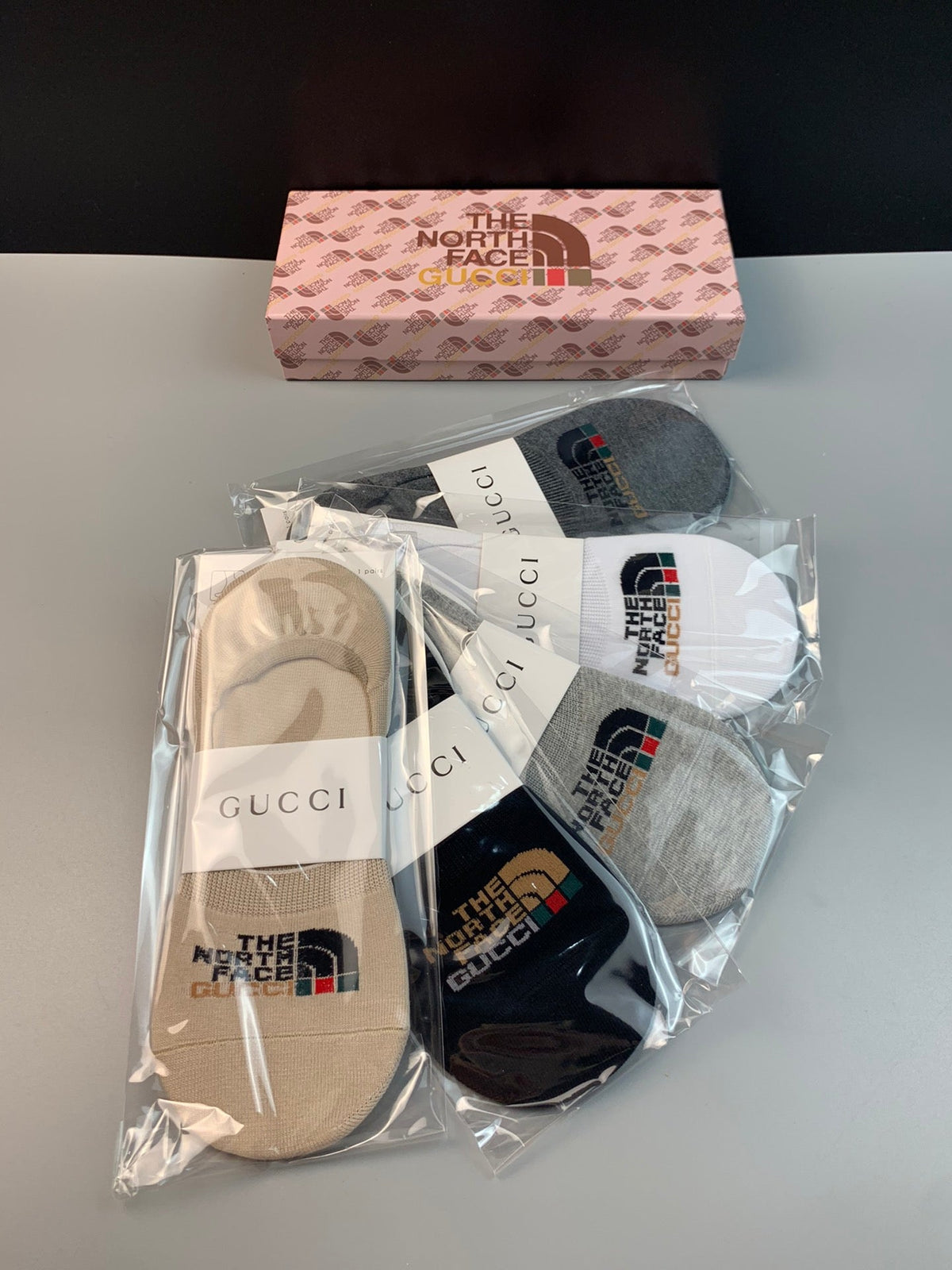 Gucci Cotton No-Show Socks - 5-Pair Pack