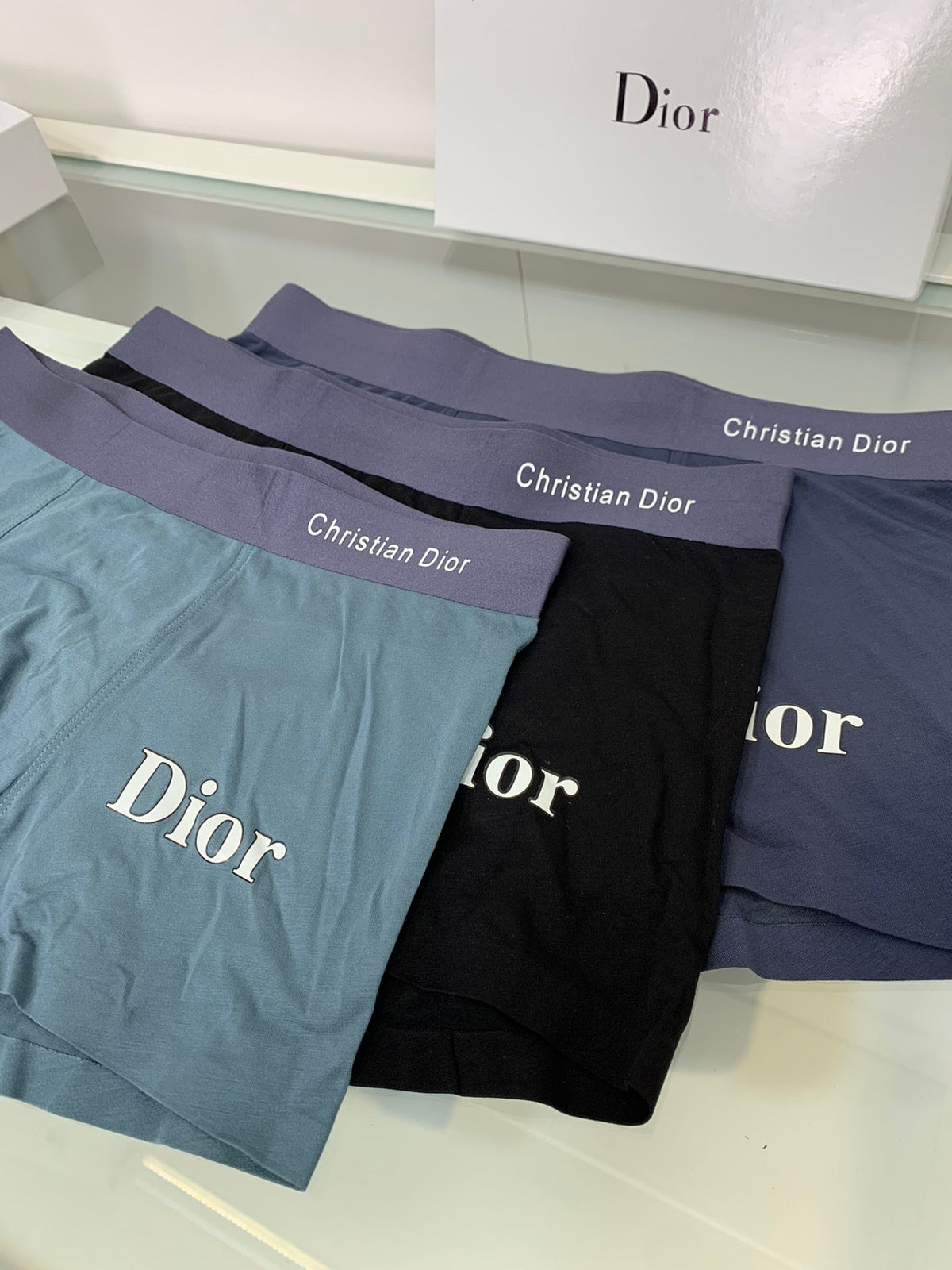 Dior Small Bee Details Men's Boxer Briefs - 3-Piece Box