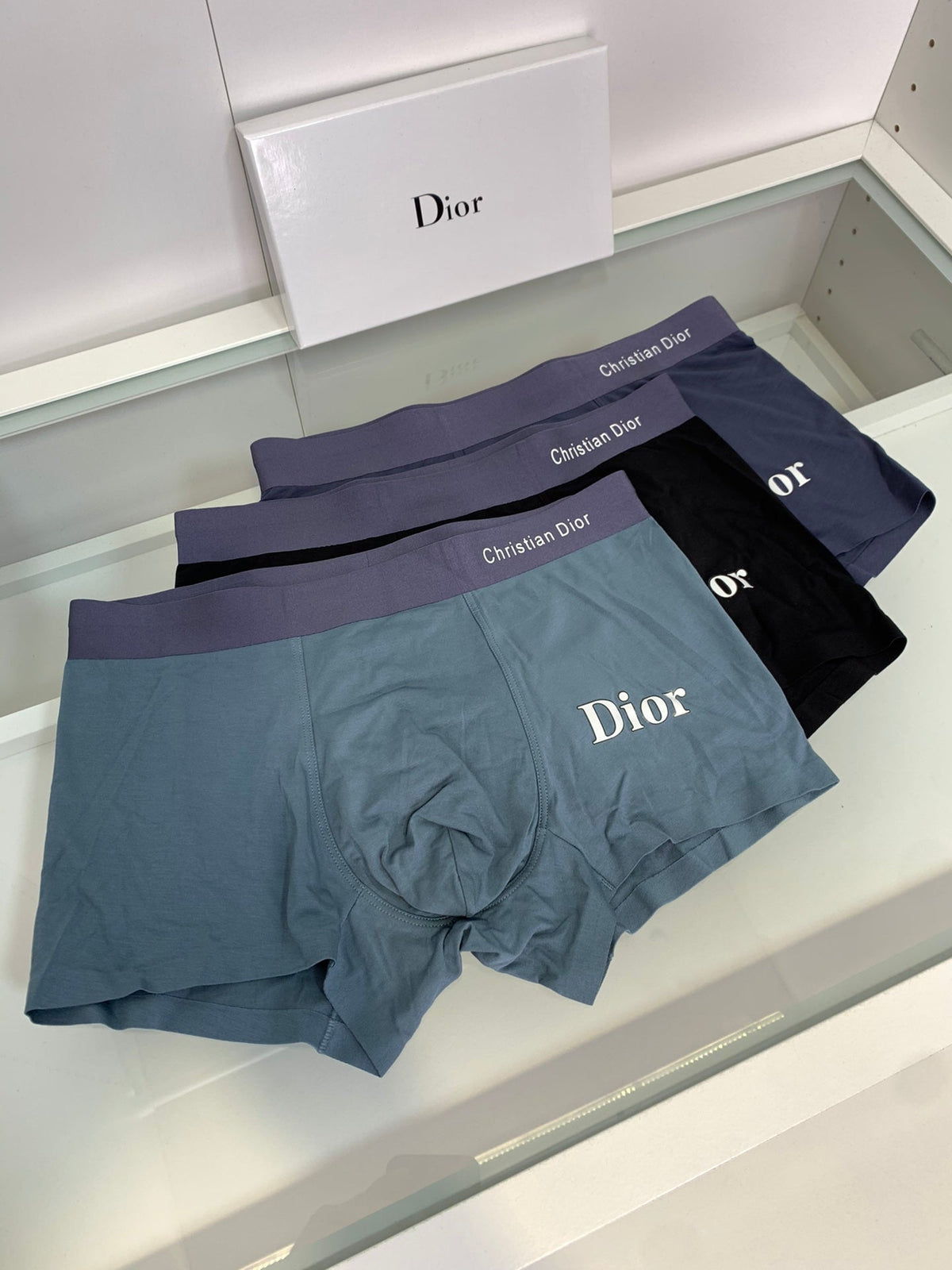 Dior Small Bee Details Men's Boxer Briefs - 3-Piece Box