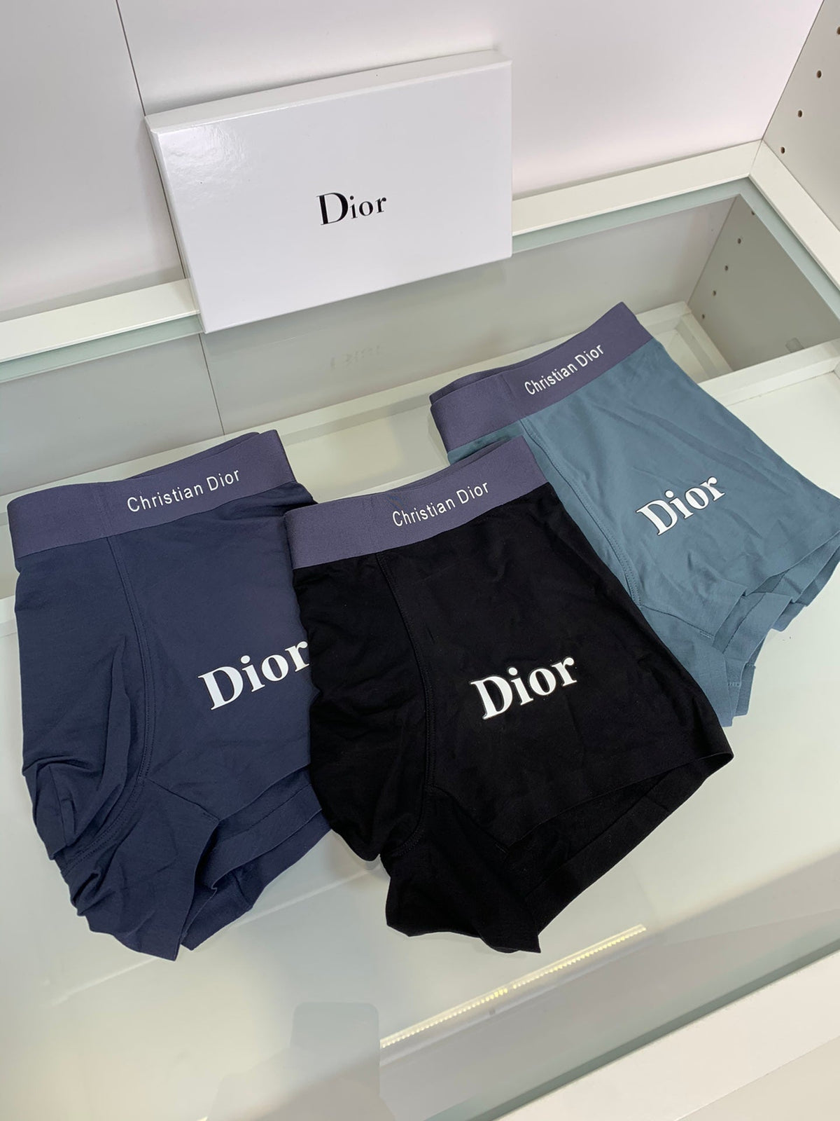 Dior Small Bee Details Men's Boxer Briefs - 3-Piece Box