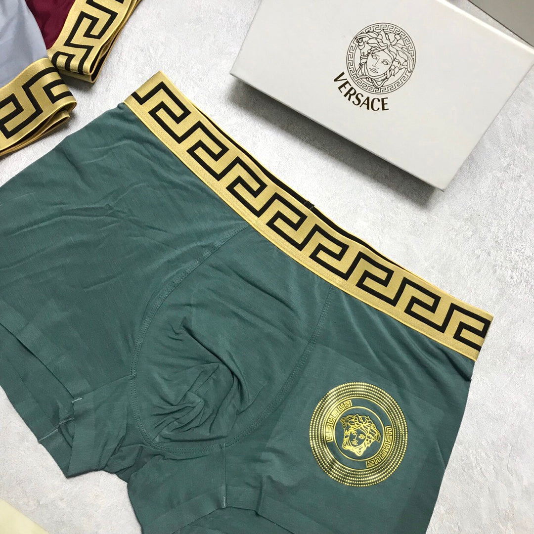 Versace Modal Men's Boxer Briefs - 3-Piece Box