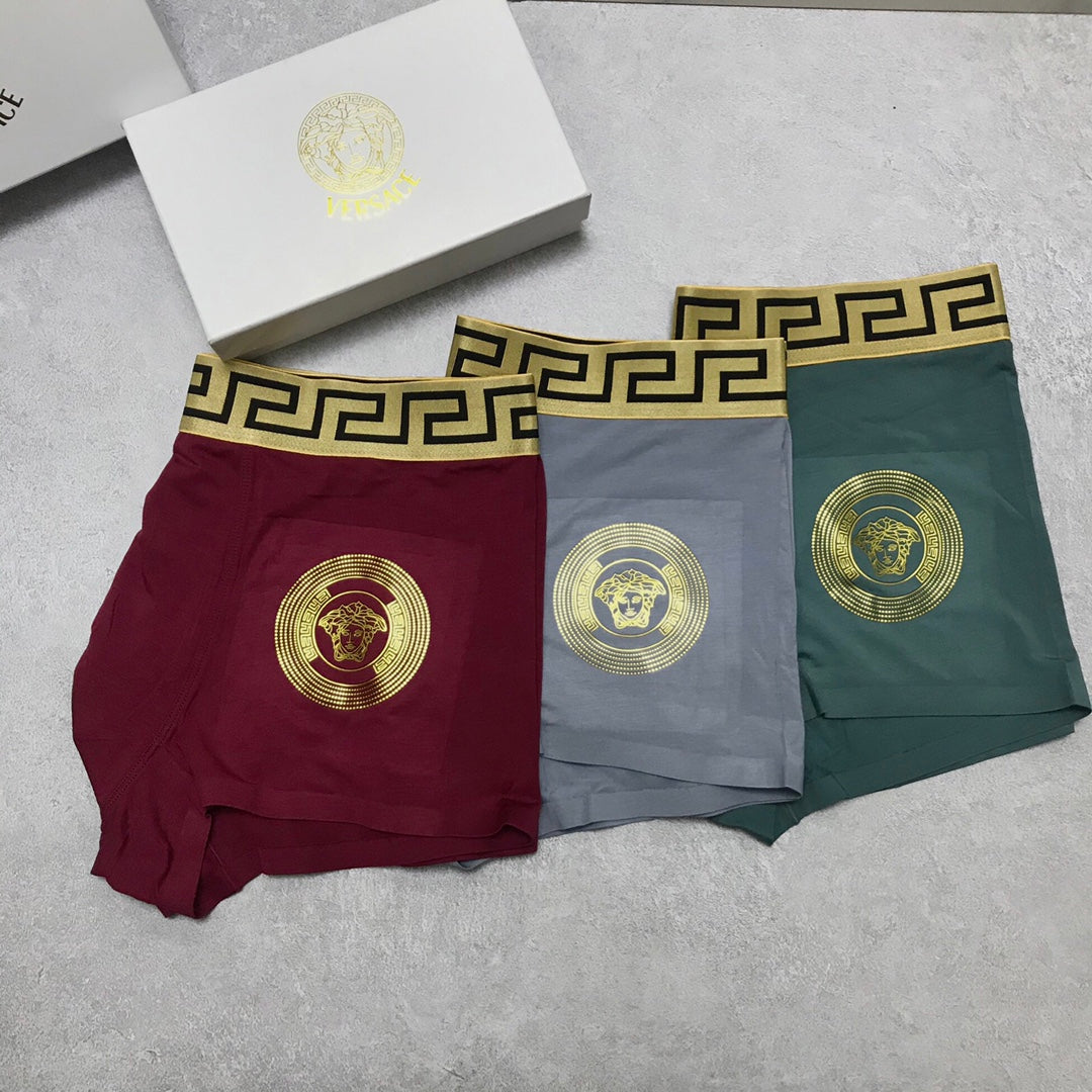 Versace Modal Men's Boxer Briefs - 3-Piece Box
