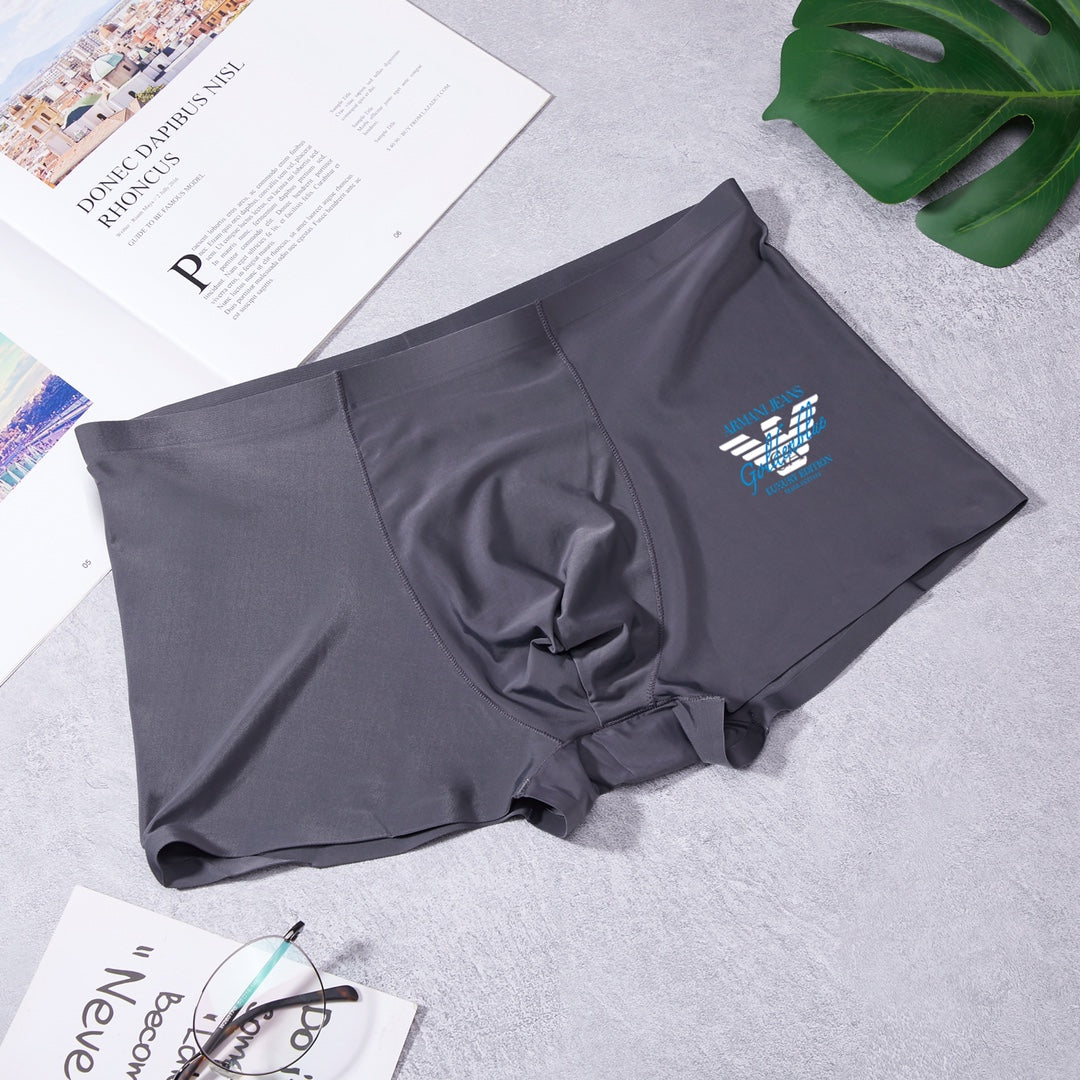Armani Milk-Silk Men's Boxer Briefs - 3-Piece Box